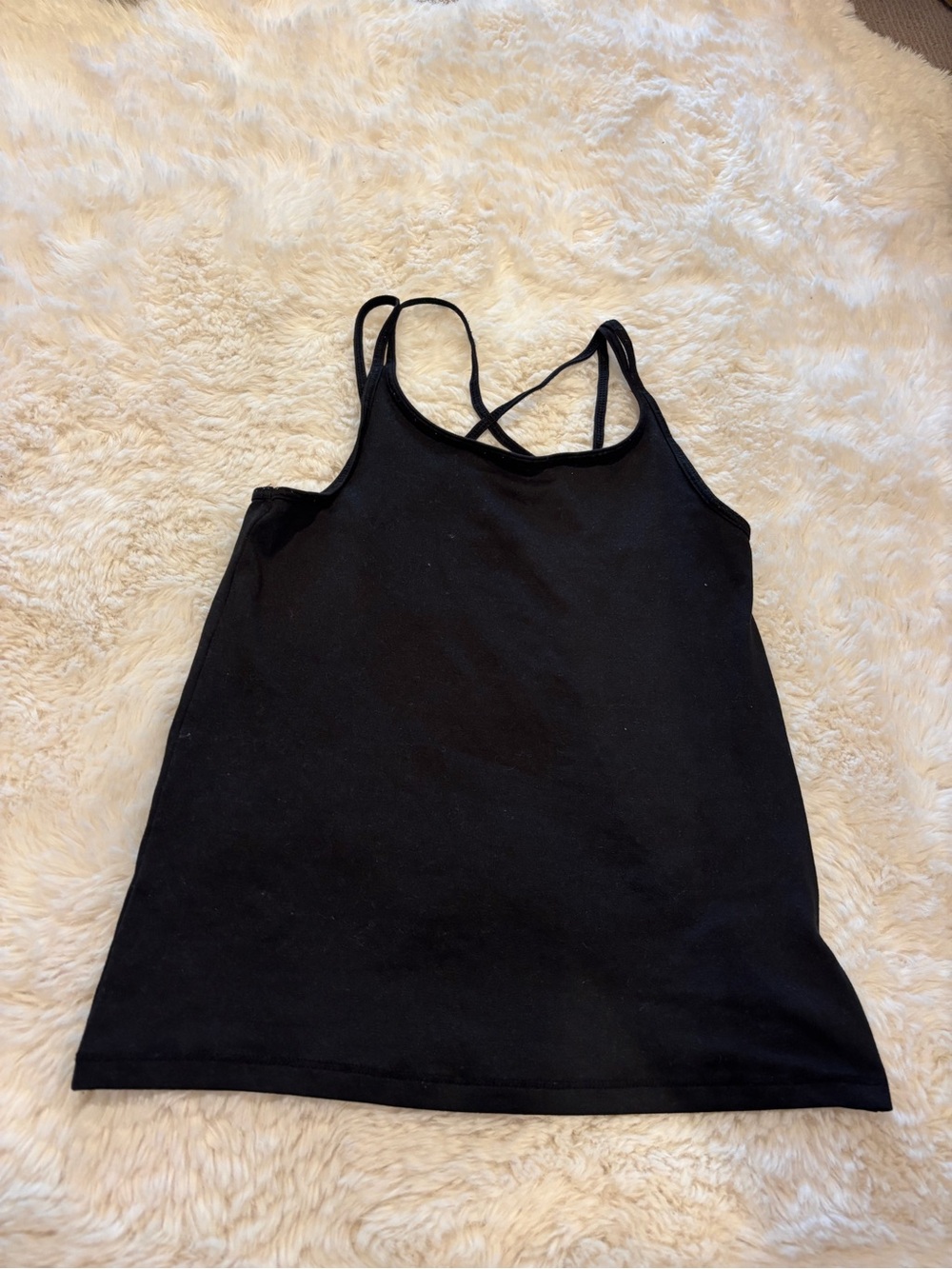 Ideology Black Double-Strap Tank Top